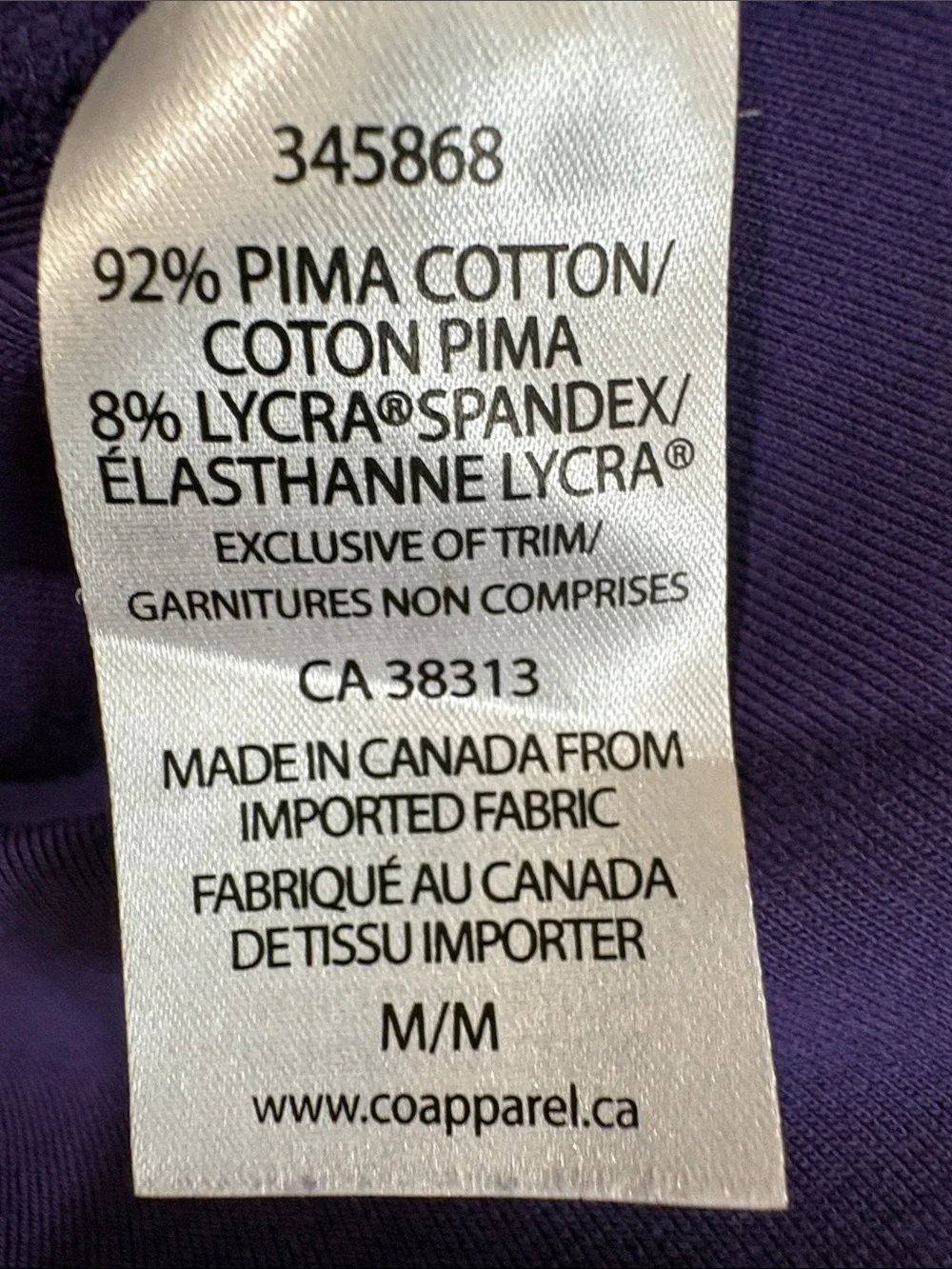 COMPANY Purple Long-Sleeve V-Neck Tee - Picture 4 of 4